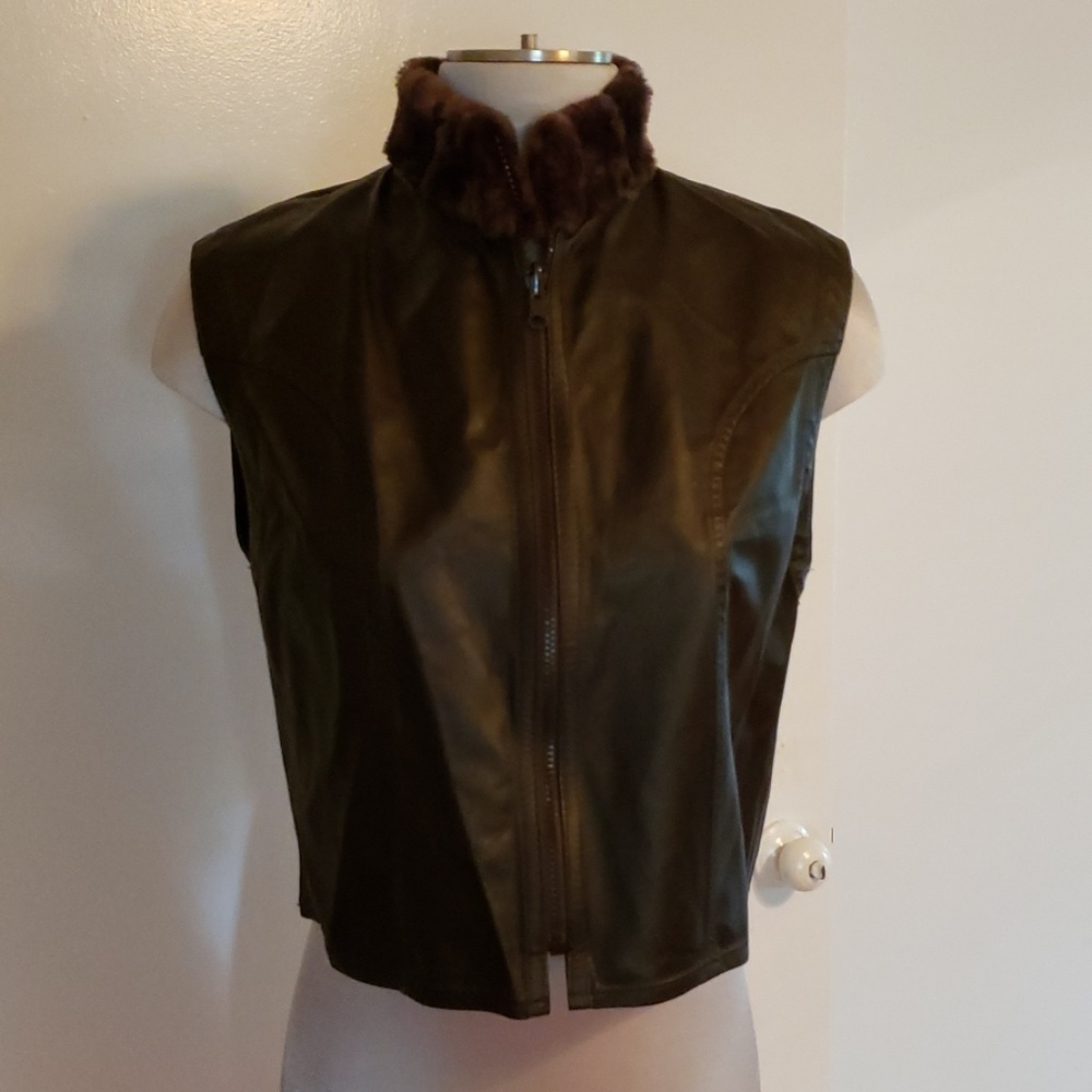 Reversible Suede & Leather Vest